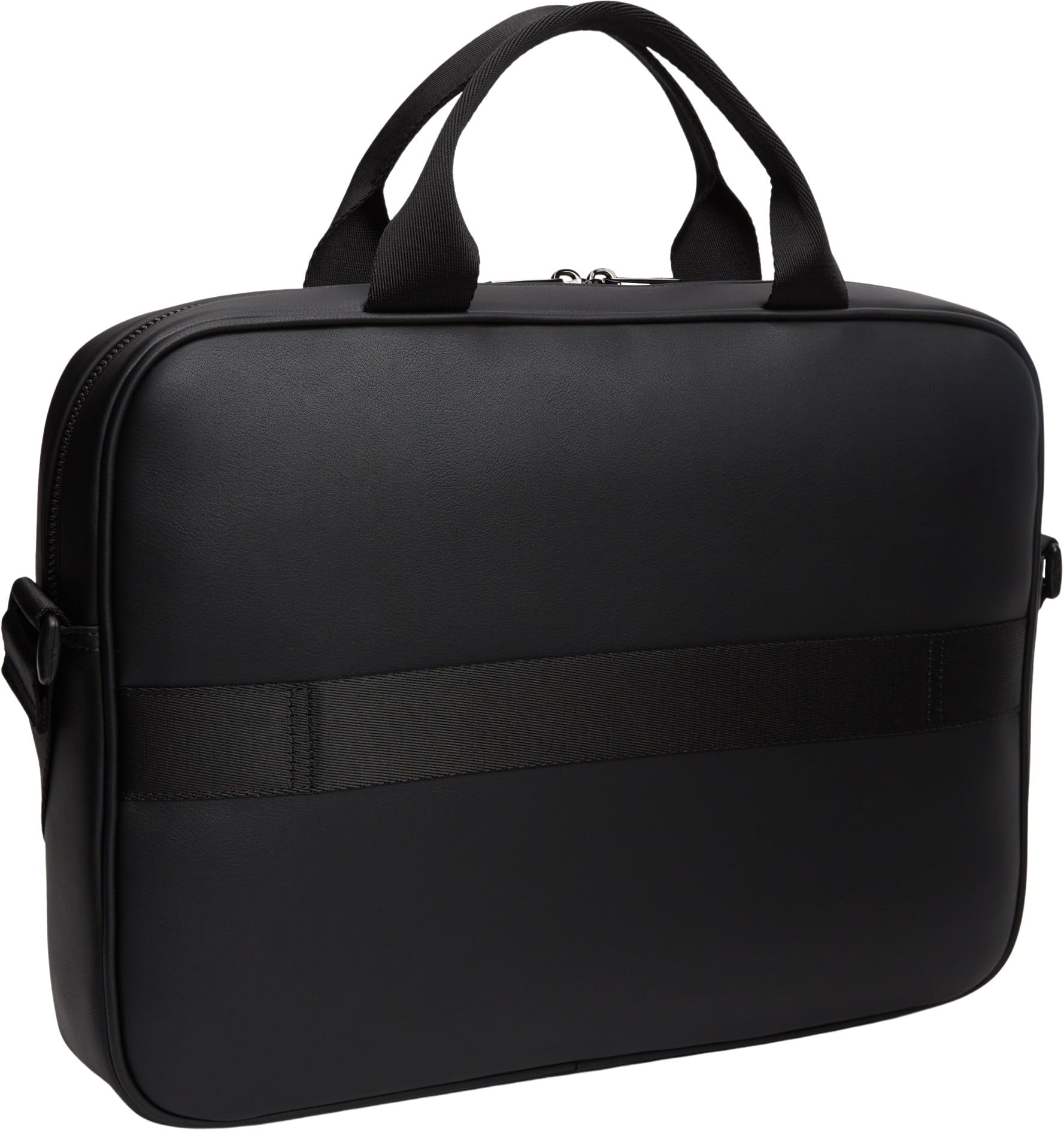 Tommy Hilfiger Herren Laptoptasche Metro mit Crossbody-Riemen, Schwarz (Black), Einheitsgröße