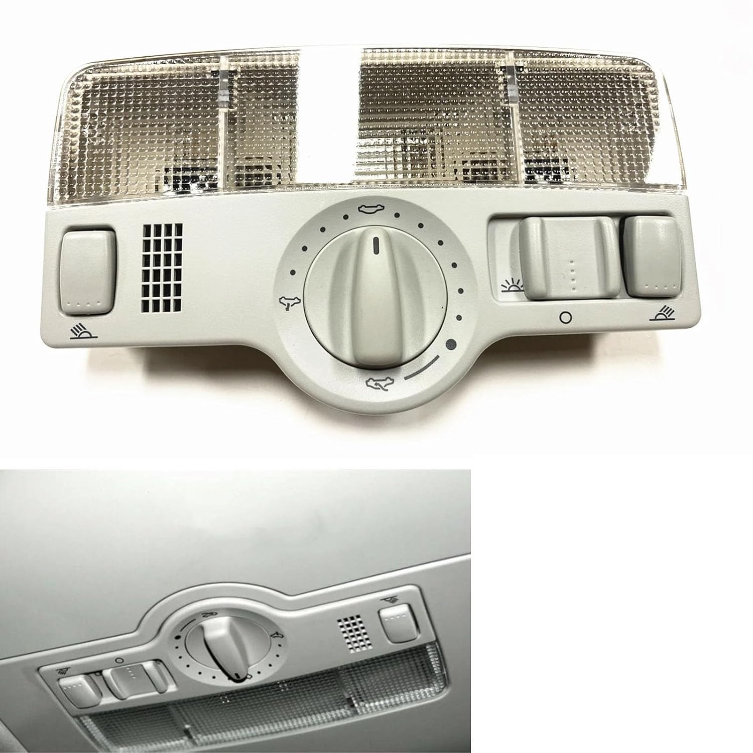 Sunroof Switch Reading Lamp Grey Interior Roof Window Signal Light Switch 1j0947106 for Volkswagen for Golf 4 for Passat B5 for Jetta Mk4 for Bora Car Accessories