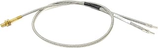TRI-TRONICS BF-A-36T 0.125 INCH Diameter, 36 INCH Cable Length, BIFURCATED, Fiber Optic, Glass Fiber, Light Guide, Stainless Steel, Threaded 1.50 INCH Brass Head