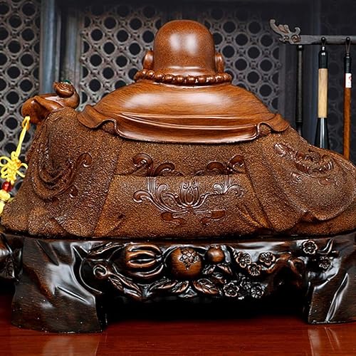 Miniatura 4 de CHUNCIN - Estatuas de Buda riendo Estatuas de Buda Estatuas de Arte y Artesanía de la Suerte Felicidad Esculturas de Riqueza Decoración del Hogar