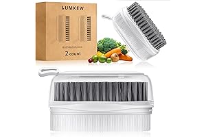Vegetable Brush Scrubber with Soft & Hard Bristles