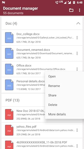 Document manager - Document organizer