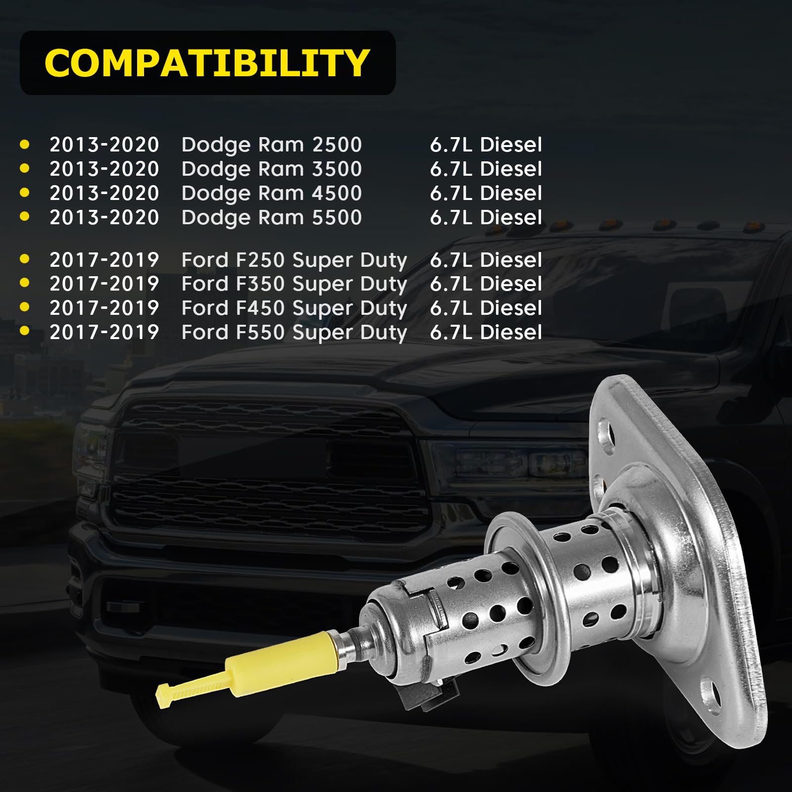 Def Injector Function Snapklik.com : YEHERIT Diesel Exhaust Fluid Injector, DEF Injector ...