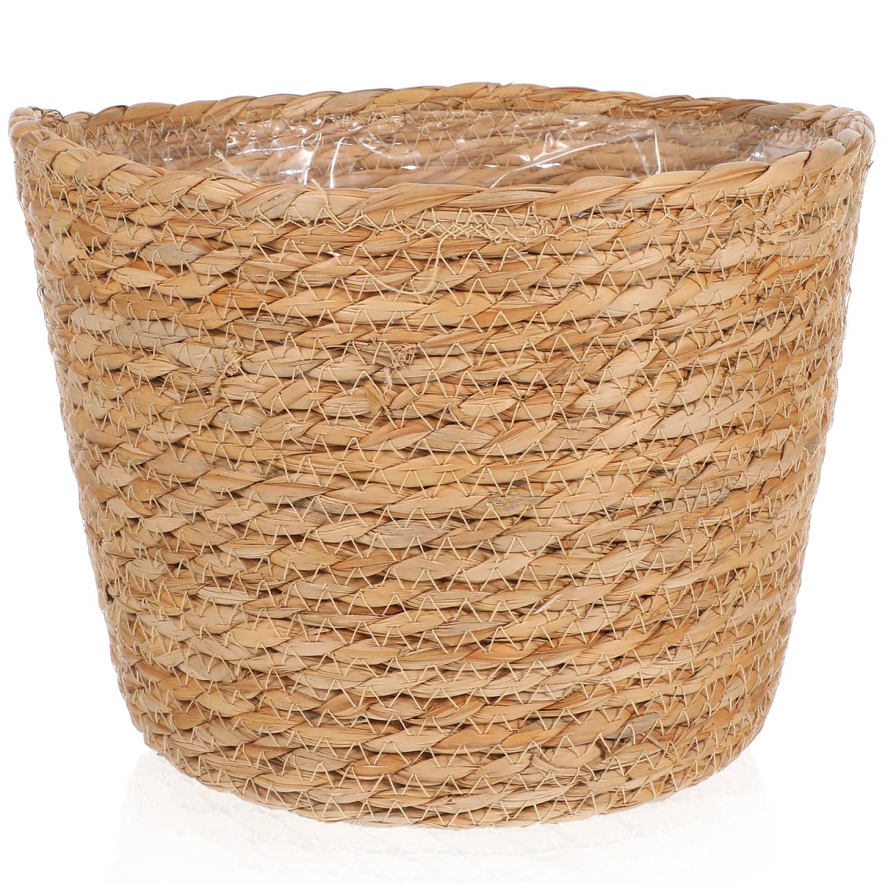 Panier tissé à main pour plantes intérieur pot fleur rotin naturel