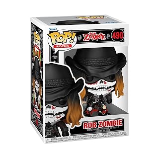 Funko Pop! Rocks: Rob Zombie with Bandana – Figurine en Vinyle à Collectionner – Idée de Cadeau – Produits Officiels – Music Fans - Les Beatles, Paul McCartney, John Lennon, RIngo Starr, George Harrison
