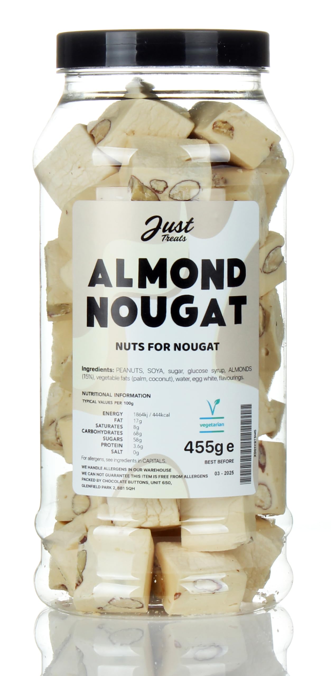 Just TreatsAlmond Nougat Gift Jar