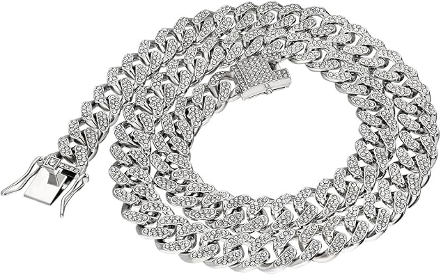 Chavin 13 mm. Kal n 60 cm. Ta l  Alloy K ba Kad n Erkek Zincir ek54by