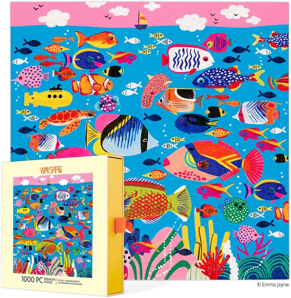 Colorful Ocean - Square 1000 Piece Puzzle