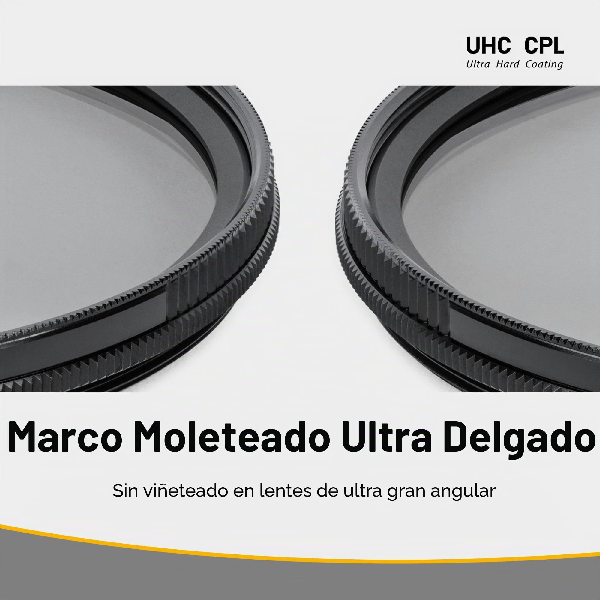 NiSi 77mm UHC CPL Filtro Polarizadore para Objetivo | Ultra Hard Coating Eficacia de polarización del 99,99%, Reduce Reflejos No Deseados