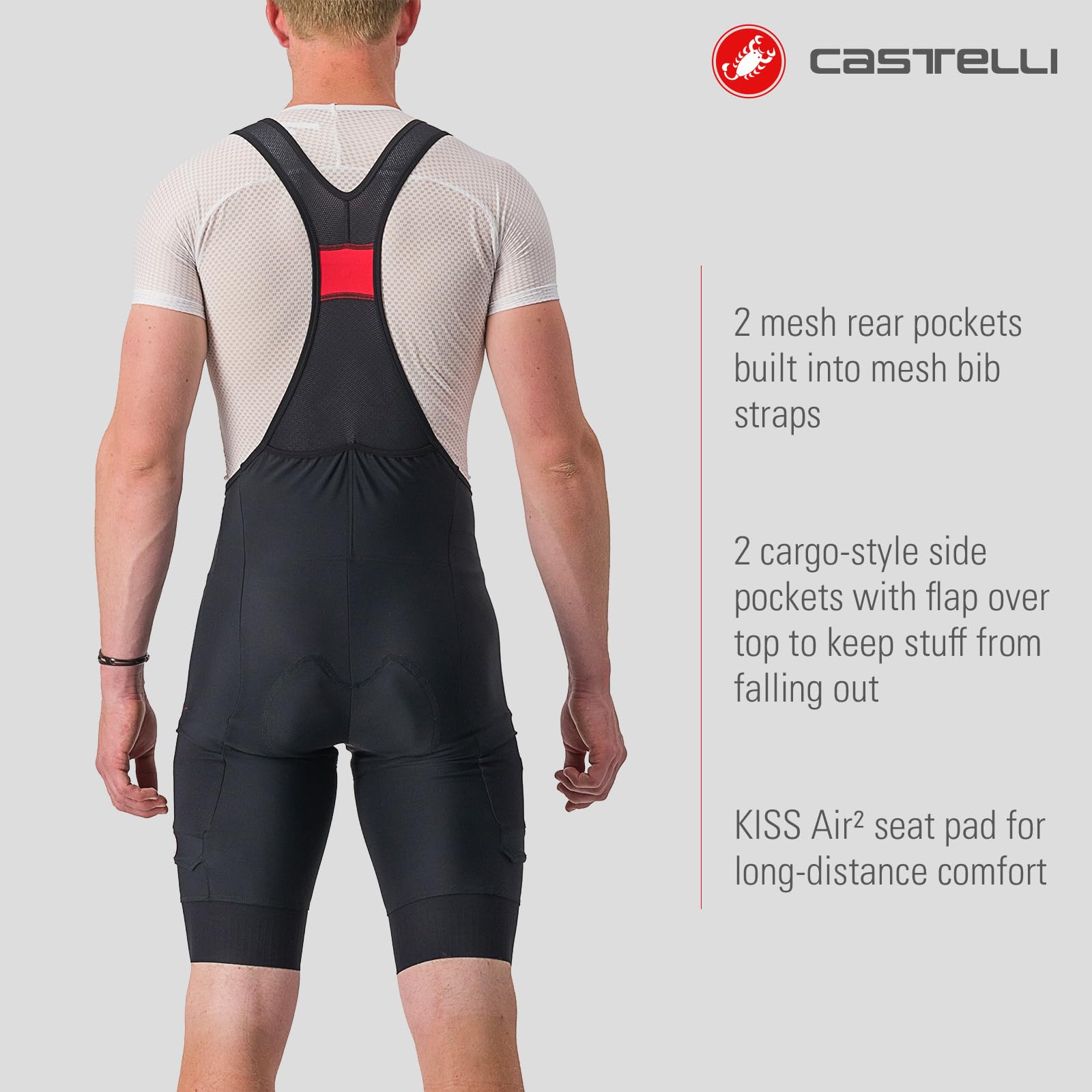 CASTELLI Unlimited Cargo Bibshort - Shorts - Cycling - Homme