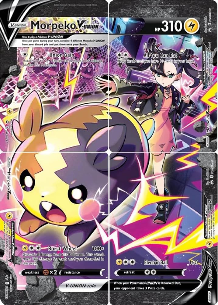 【スライム】MOROHA4＋memorie Amazon.com: Morpeko V-Union - Pokemon 4 Card Set - Black