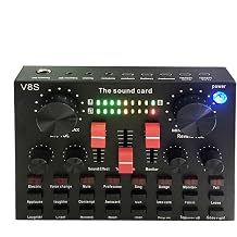 live sound card, dj sound controller, soundboard console, compact voice changer, portable dj soundboard, stereo dj studio soundboard, sound board for live streaming, voice changer for dj, portable saw
