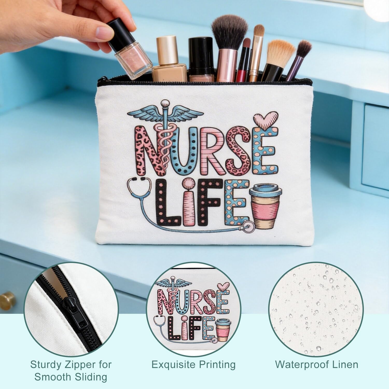 13 Pcs Nurse Gifts For Women, Nurse Appreciation Gifts Set For Nurses Week 2026, Graduation, Birthday - For Nurse Practitioner, Nursing Students, Include Glass Cup, Socks, Pen, Tote Bag, Greeting Card