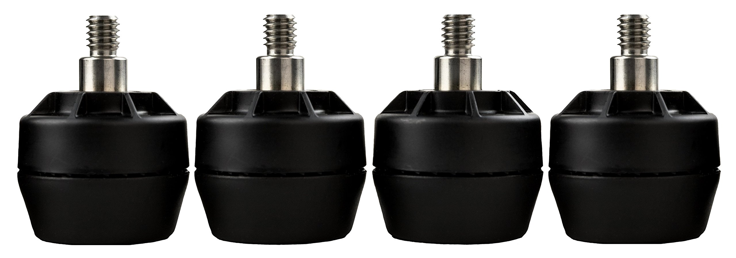 FLAT Equalizers - M8 Thread Size | Stop Wobbly Tables | Restaurant Grade, Easy Install, Improves Customer Experience