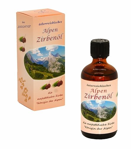Alpen-Zirbenöl mit bestem Zirbenöl aus Österreichs-Tauern; 'pinus cembra' Zirbelkieferöl zur Hautpflege