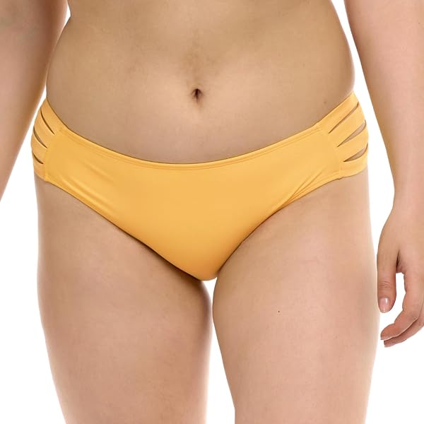 Body Glove Women's Smoothies Nuevo Contempo Solid Full Coverage Bikini Bottom…