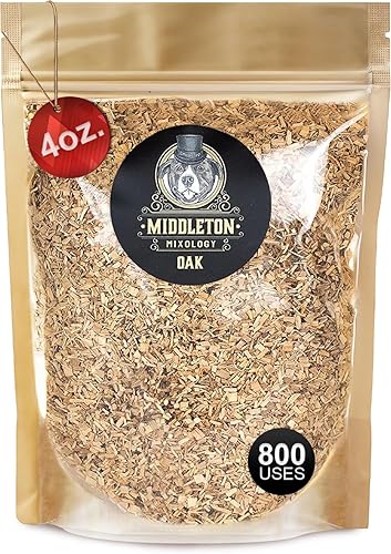 Bolsa SmokeTop de 4 onzas, chips de ahumador de cóctel para cócteles antiguos, whisky y bourbon - por Middleton Mixology Made in The USA (800 usos)