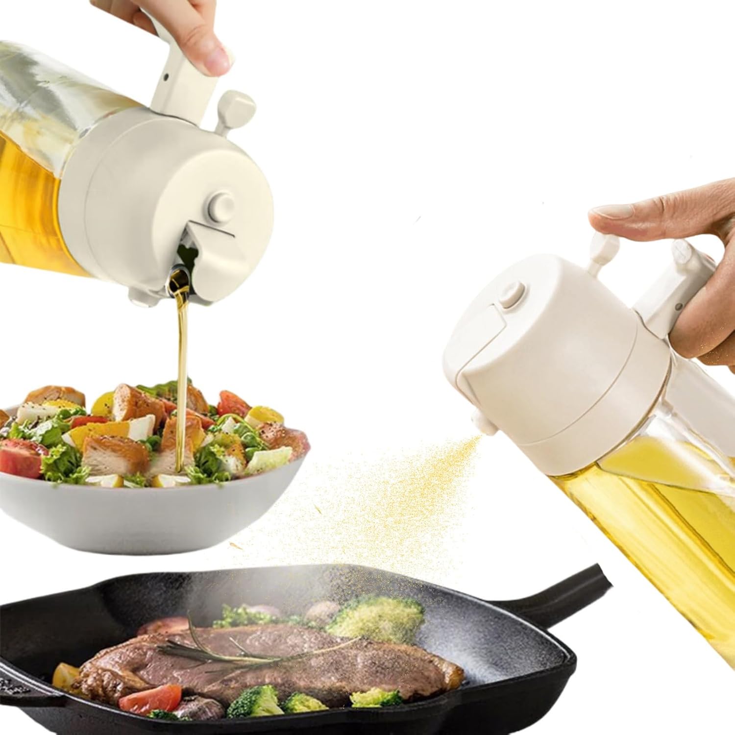 Juveximzy Oil Sprayer for Cooking, Olive Oil Dispenser