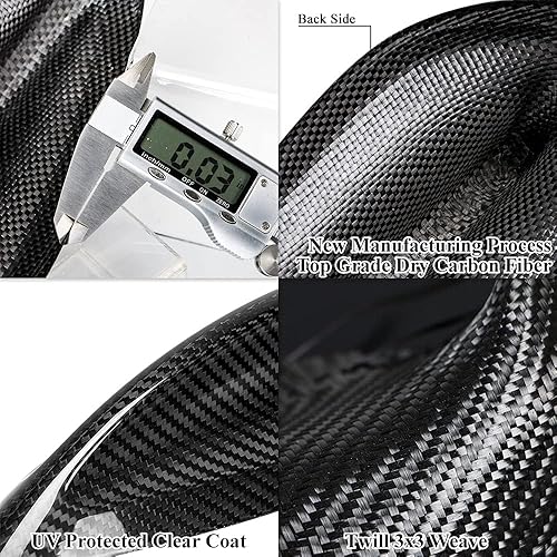 Miniatura 10 de AeroBon Cubierta de antena de aleta de tiburón de fibra de carbono seca compatible con BMW Serie 2 F22, 3 Series F30 y 4 Series F32 F36