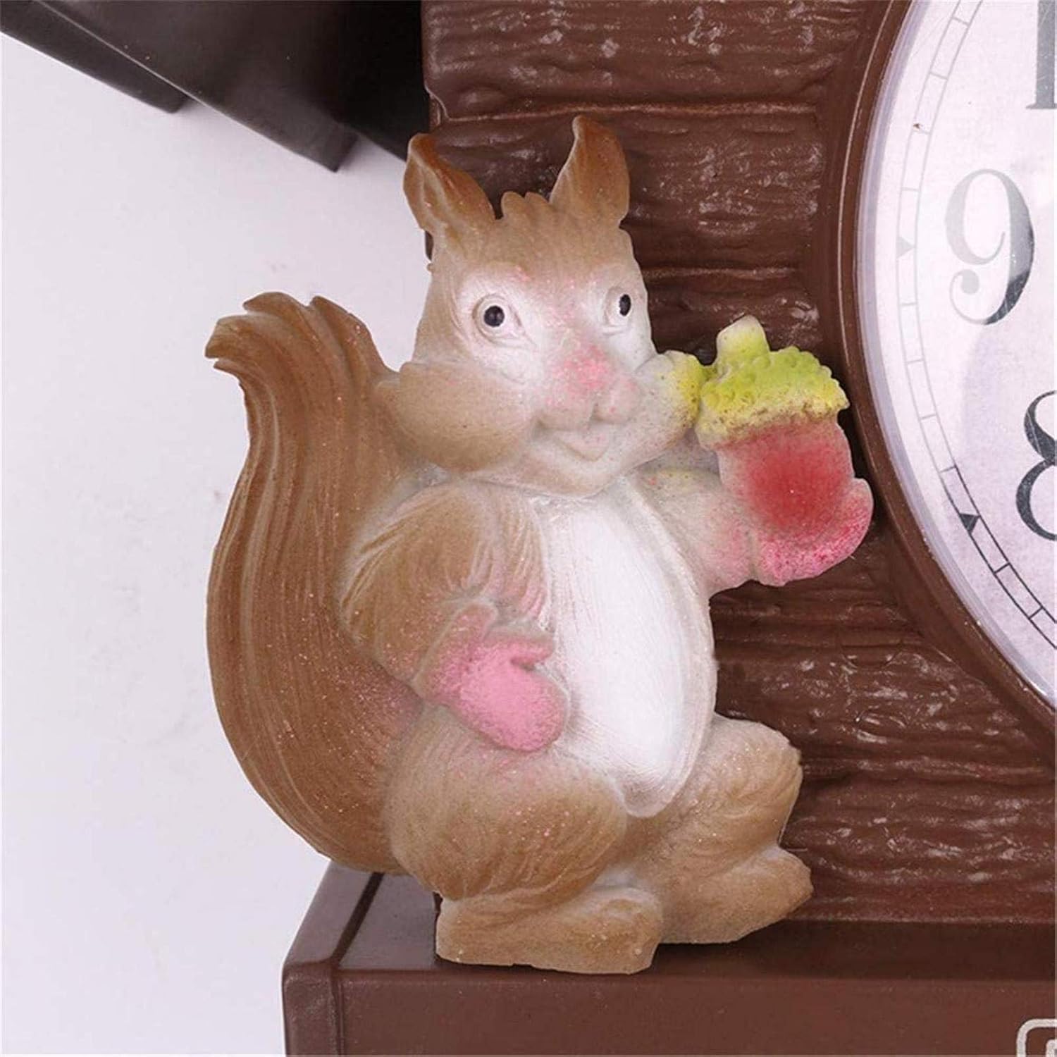 Antique Wooden Cuckoo Clock with Movable Bird Swing Ideal for Living Room Office Bedroom Hotel Classroom Home Decor Wall Clock Decorative