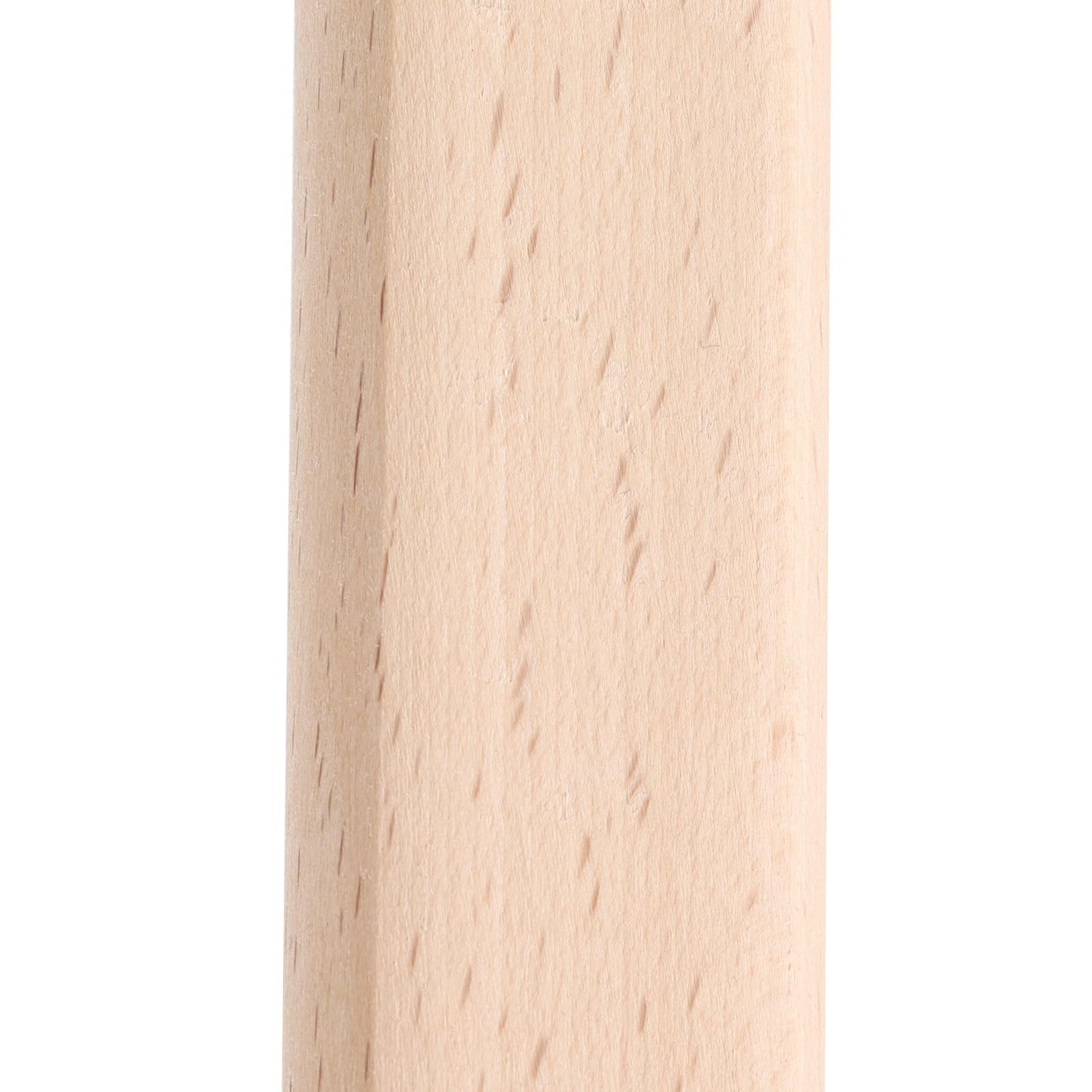 Pelle à Pizza en Aluminium Rond 8 Pouces, Manche en Bois 60cm,