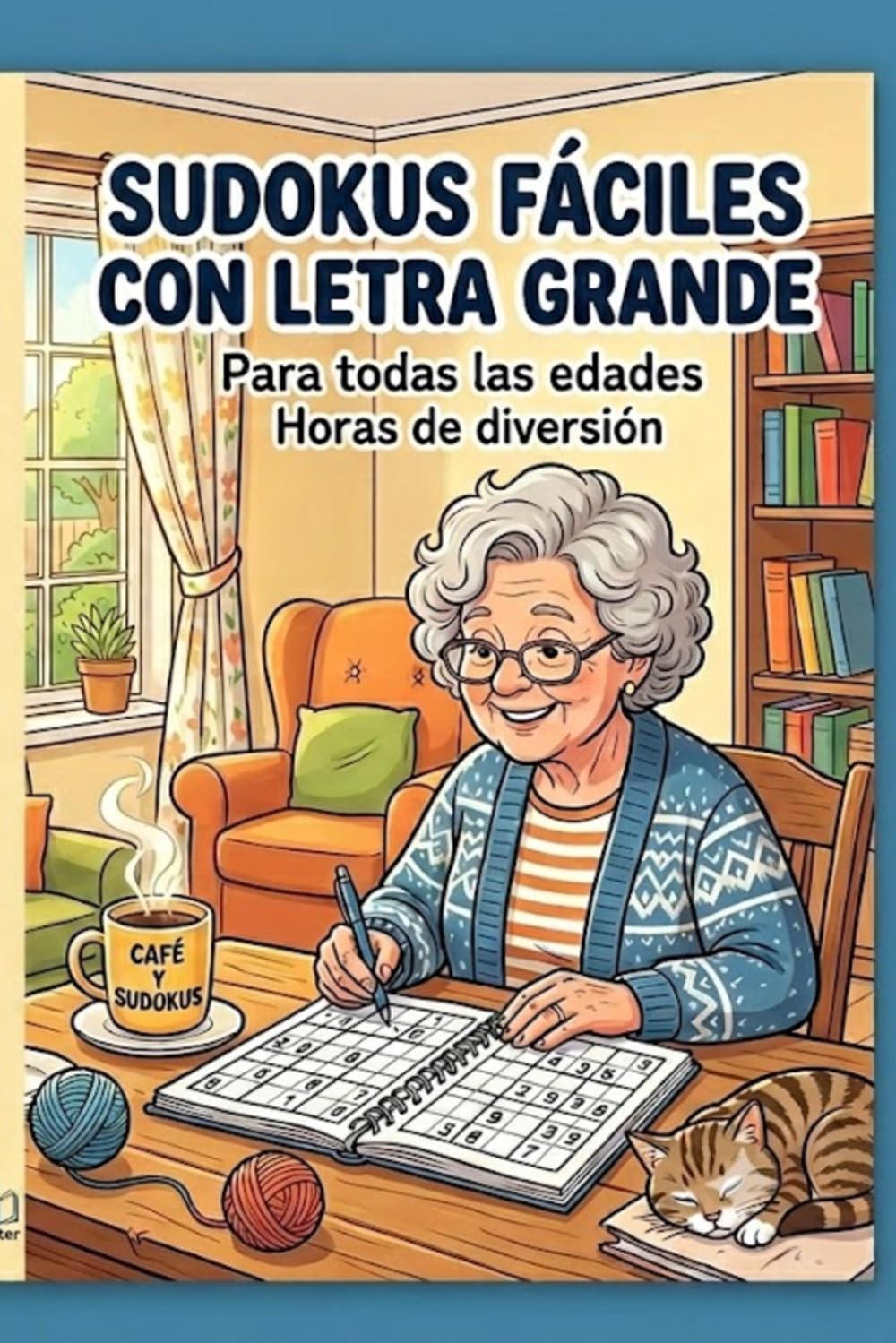 Sudokus Fáciles con Letra Grande: 36 Pasatiempos de Sudoku para Principiantes con Soluciones - Ejercita tu Mente y Mantén el Cerebro Activo