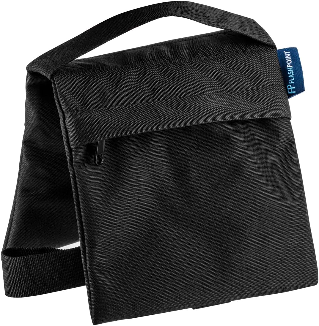 Flashpoint Empty Saddle Sandbag, Water-Resistant Cordura Nylon - (5 lb Capacity, Black) (6 Pack)