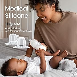 12 Gears Rechargeable Electric Nipple Corrector for Flat, Short, or Inverted Nipples to Help Breastfeeding, Portable Nipple Pump, Sunken Nipple Puller, Nipple Massage, 8PCS