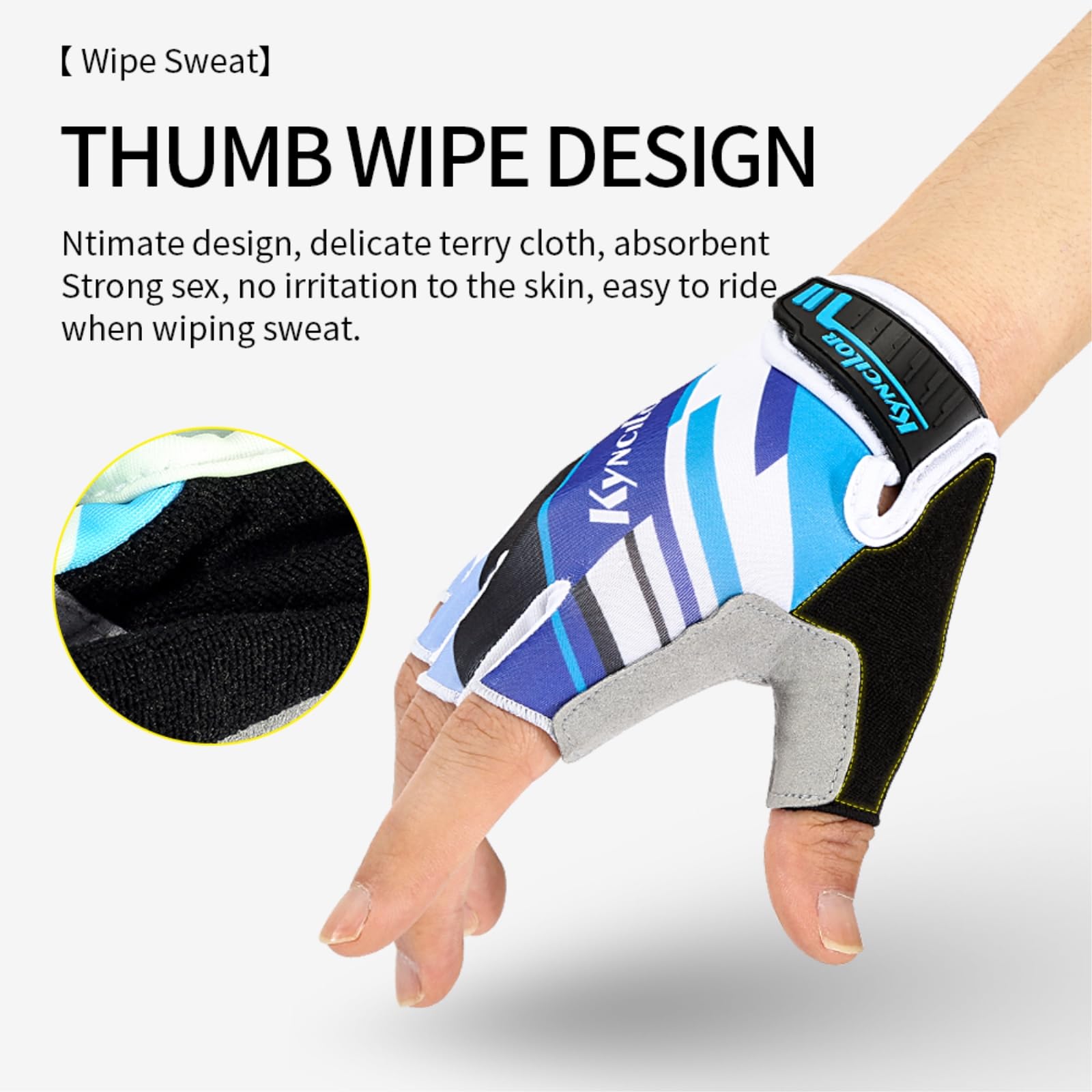 Guantes De Ciclismo Sin Dedos Unisex, Deportes Y Entrenamiento Fitness-Green -m