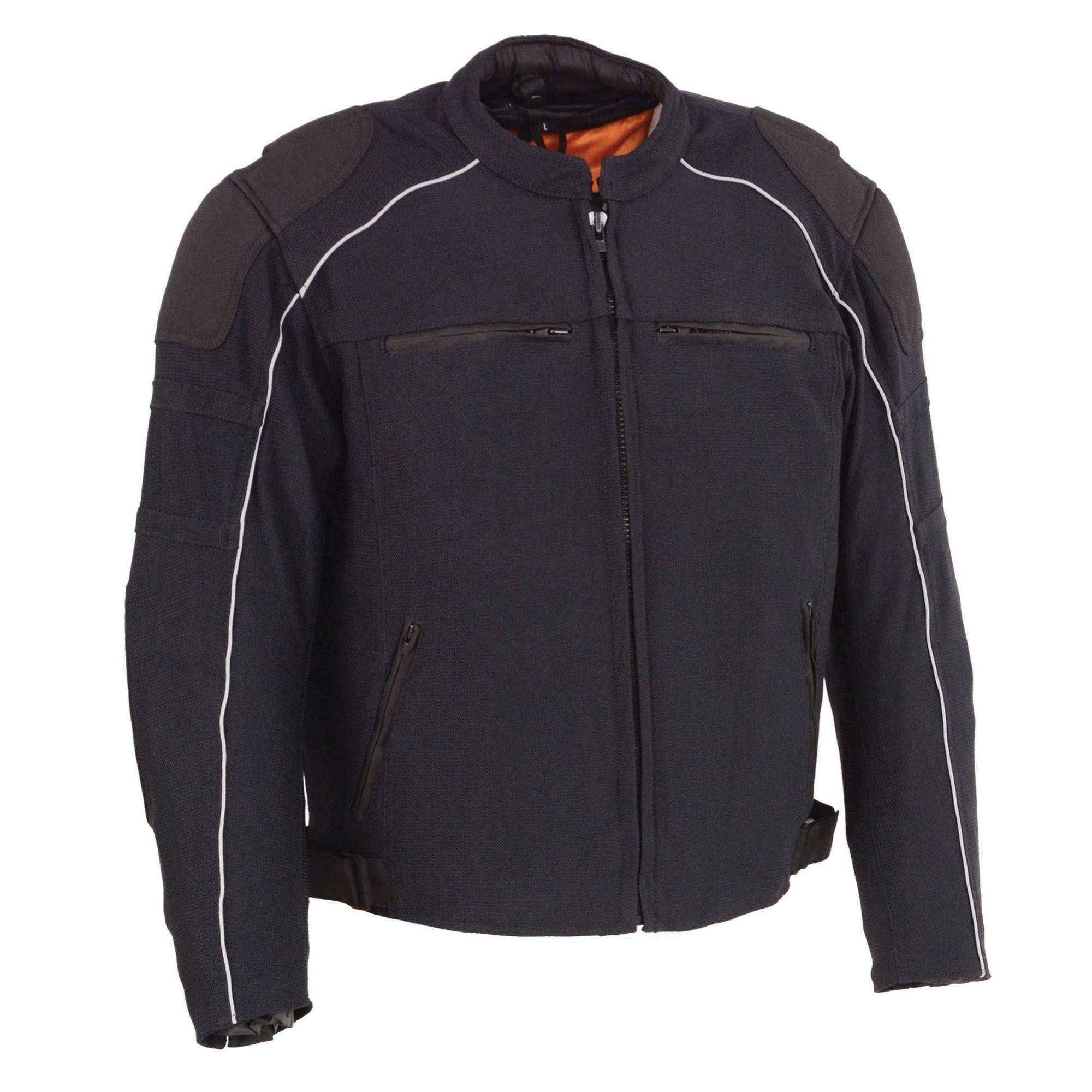 Milwaukee Leather Men’s CE Armored All-Season Motorcycle Jacket - 3X