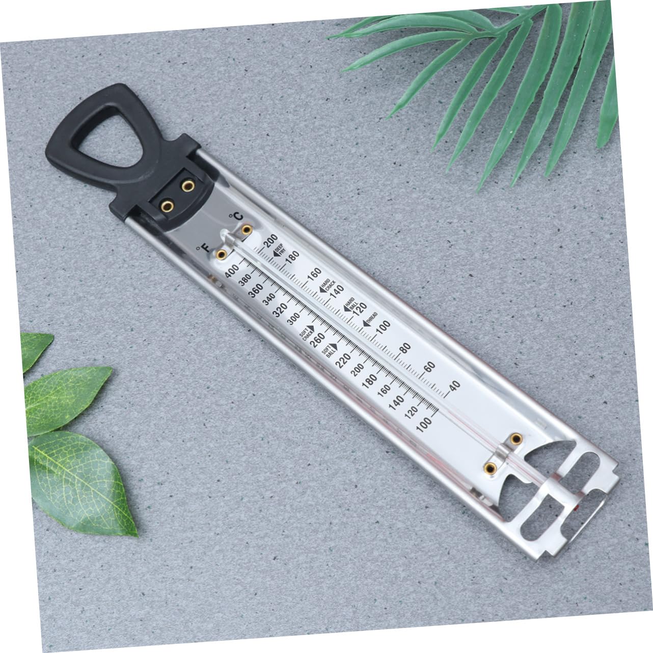 Ciieeo 2pezzi Termometro Per Marmellate e Sciroppi Display Celsius Fahrenheit Per Misurazione Precisa Design Appendere Per Facile Stoccaggio