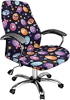 Vista 23 de Xoenoiee Pickles - Fundas para silla de oficina con estampado de corazón, funda elástica para silla de juegos de computadora, fundas universales