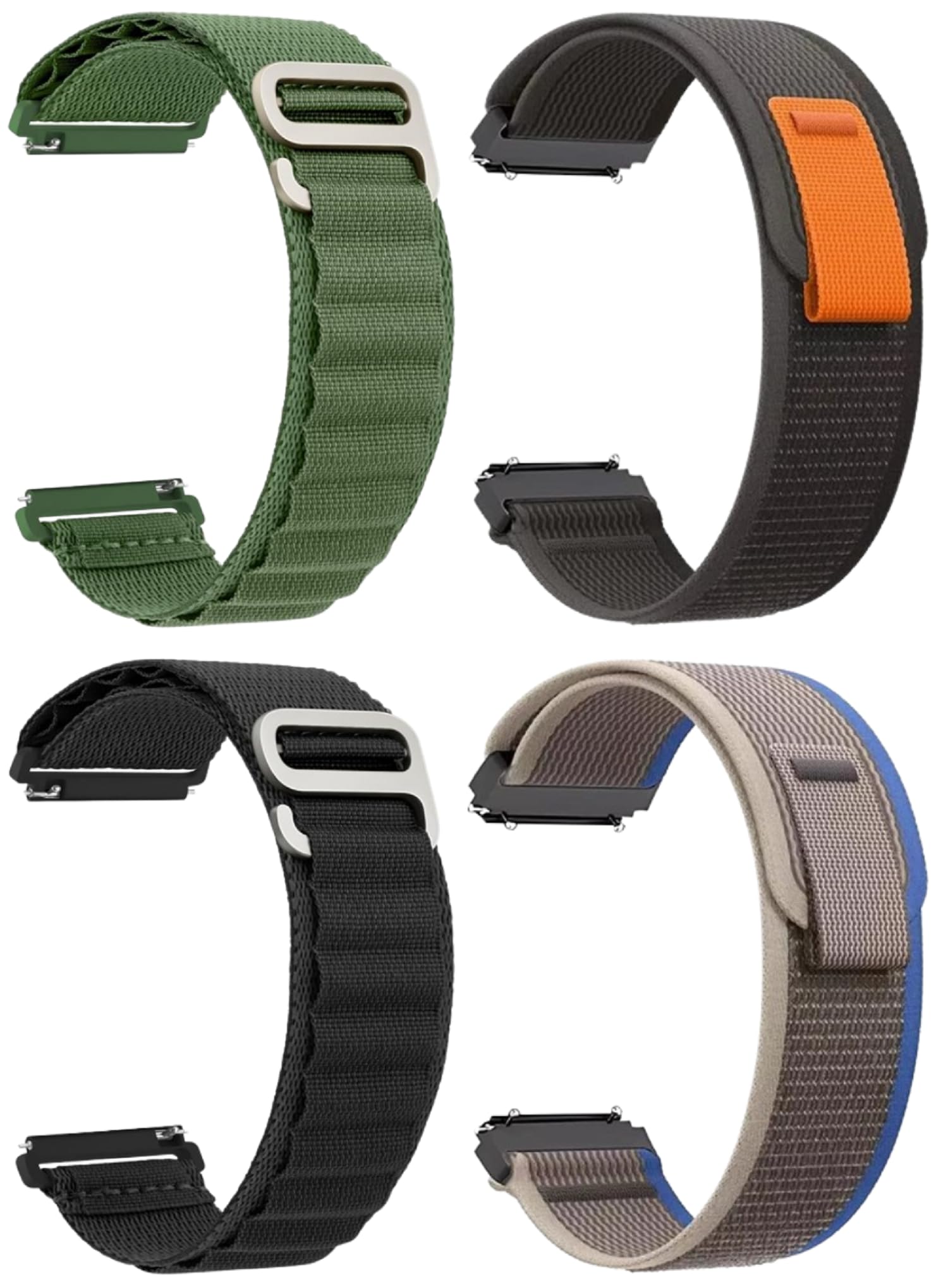AMiRiTE ADS128 20MM Washable Trail [ Velcro ] / Alpine [ Nylon ] G-Hook Loop Bands / Straps Compatible with Amazfit GTS 2 Mini , Amazfit Bip/ Bip U/ Pro/ Lite, Bip S , Amazfit GTS/ 2/ 2e/ GTR, Samsung Galaxy Watch 6 Classic Bands 47/43/44/40mm, Samsu (B0CQW8RQNQ) Amazon Price History, Amazon Price Tracker