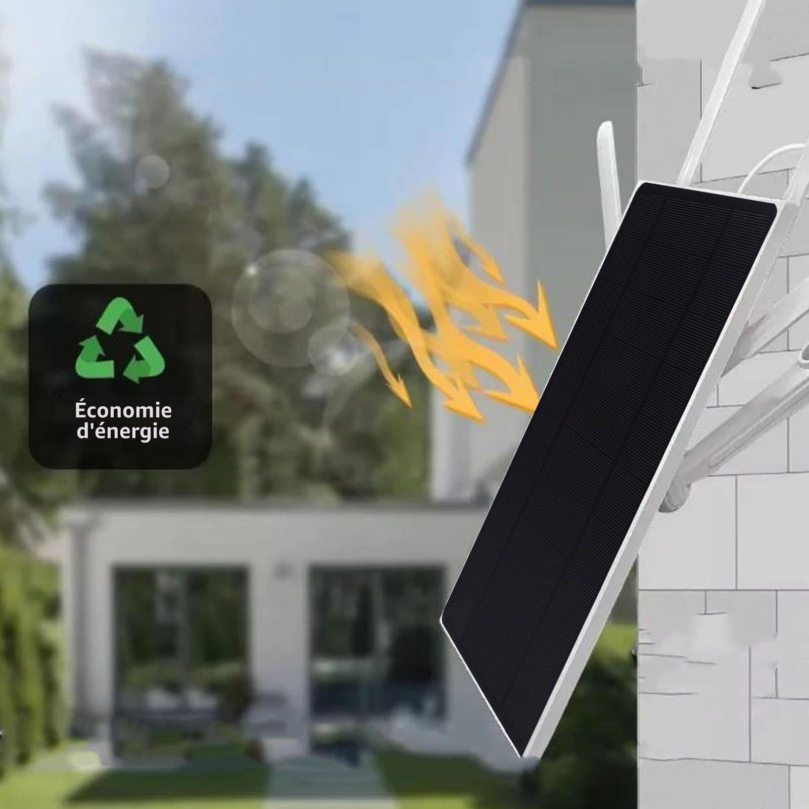 Sxhlseller Routeur de Modem Solaire 6W Solar 4G IP66, Répéteur WiFi Extérieur étanche avec Batterie de 12000mAh et Fente SIM pour la Surveillance des Caravanes (Version européenne (B1 / 3/7/8/20/28A