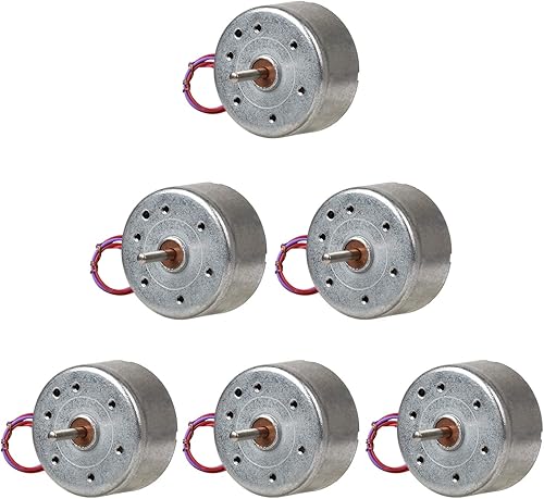 Paquete de 6 DC 3V 1730RPM Mini Motor Eléctrico para Juguetes DIY Generador de Turbina de Viento disponible en Yaxa Costa Rica