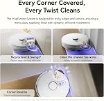 NARWAL Freo X10 Pro Robot Vacuum and Mop Combo, 11,000Pa Suction,DualFlow Tangle-Free System, MopExtend Edge Cleaning, Self-Emptying, Auto Mop Wash & Dry, for Pet Hair & Hard Floors,White