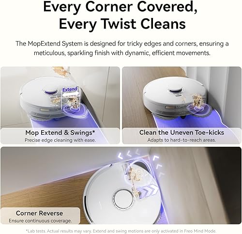 Miniatura 3 de NARWAL Freo X10 Pro - Robot aspirador y fregona, 11,000Pa de succión, sistema DualFlow sin enredos, limpieza de bordes con mopa extendida,