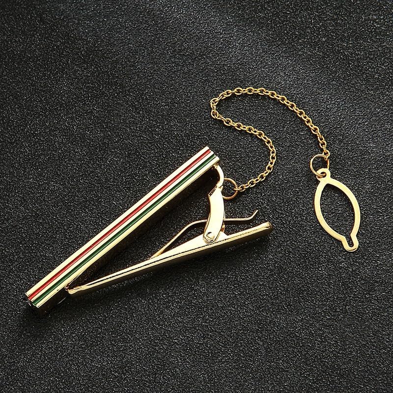 WERTGHJ Short Korean Star shaped Tie Clip for Boys As a Birthday or Valentine's Day Gift a Fashionable