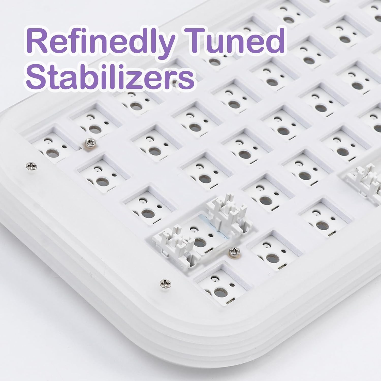 EPOMAKER Mini Cat 68 65% Hot Swappable Acrylic RGB Wired Mechanical Gaming DIY Keyboard Kit with Refinedly Tuned Stabilizers, Stacked Acrylic Case, Compatible with Windows/Mac