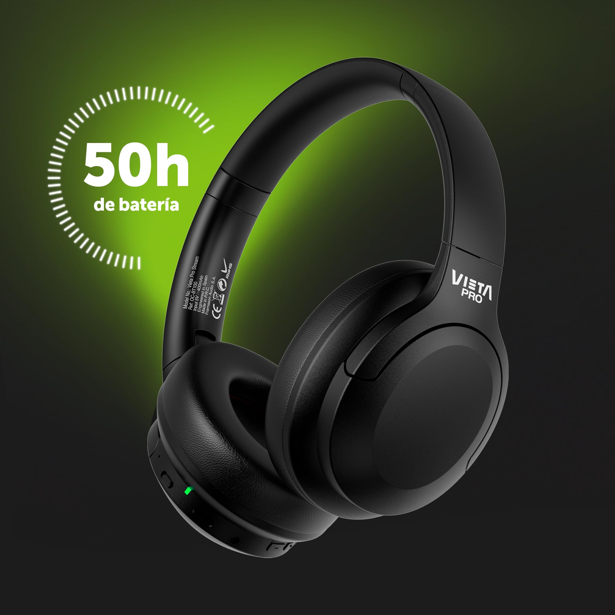 Cascos Vieta Pro Vieta Pro Cascos Inalambricos Bluetooth Diadema