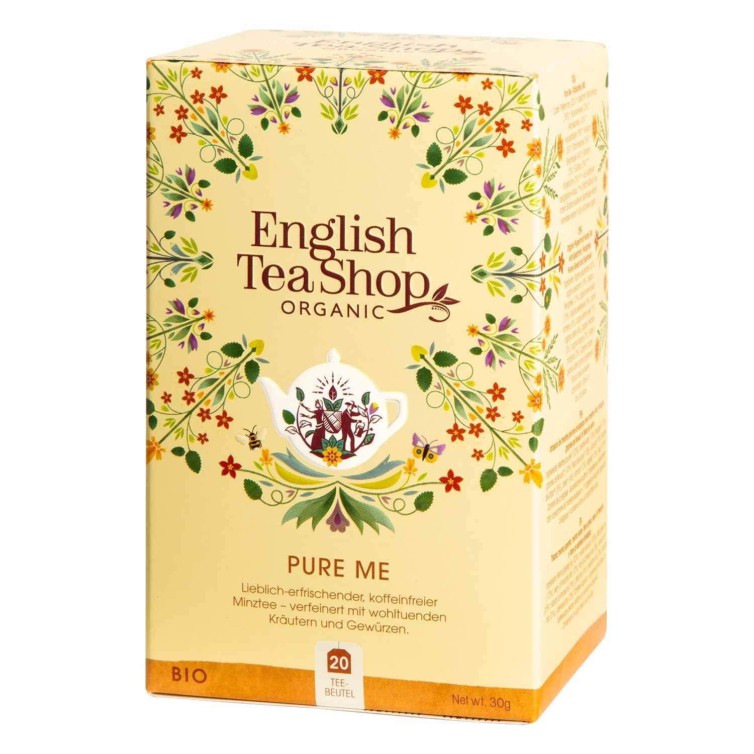 Organic Pure Me | Sweet & Refreshing Flavour Tea | Blended With Soothing Herbs & Spices | Caffeine-Free | 20 Tea Bags