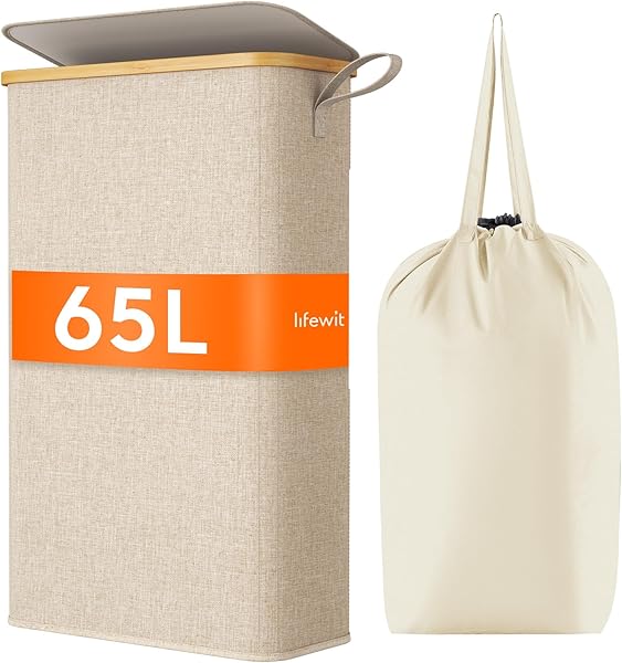 Lifewit Cesto Portabiancheria Salvaspazio 65L