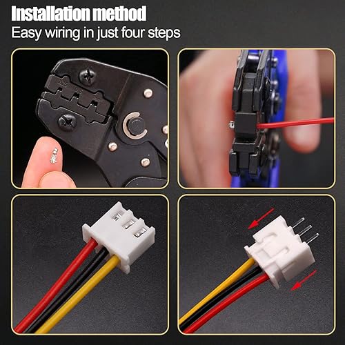 Miniatura 6 de Twidec /500PCS Kit de conector JST de 0.100 in con conector macho y hembra de 2/3/4/5/6 conector de vivienda de clavija macho y hembra de 0.100 in