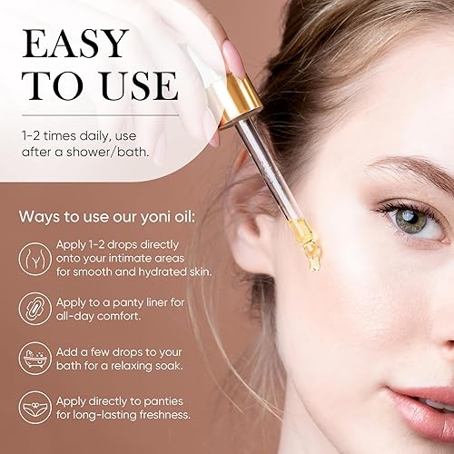 Miniatura 3 de BASSI Aceite Yoni Orgánico Femenino Hidratante Vaginal, Aceite de Almendra Fresa Piña para Yoni Care, 1 fl ozunidad