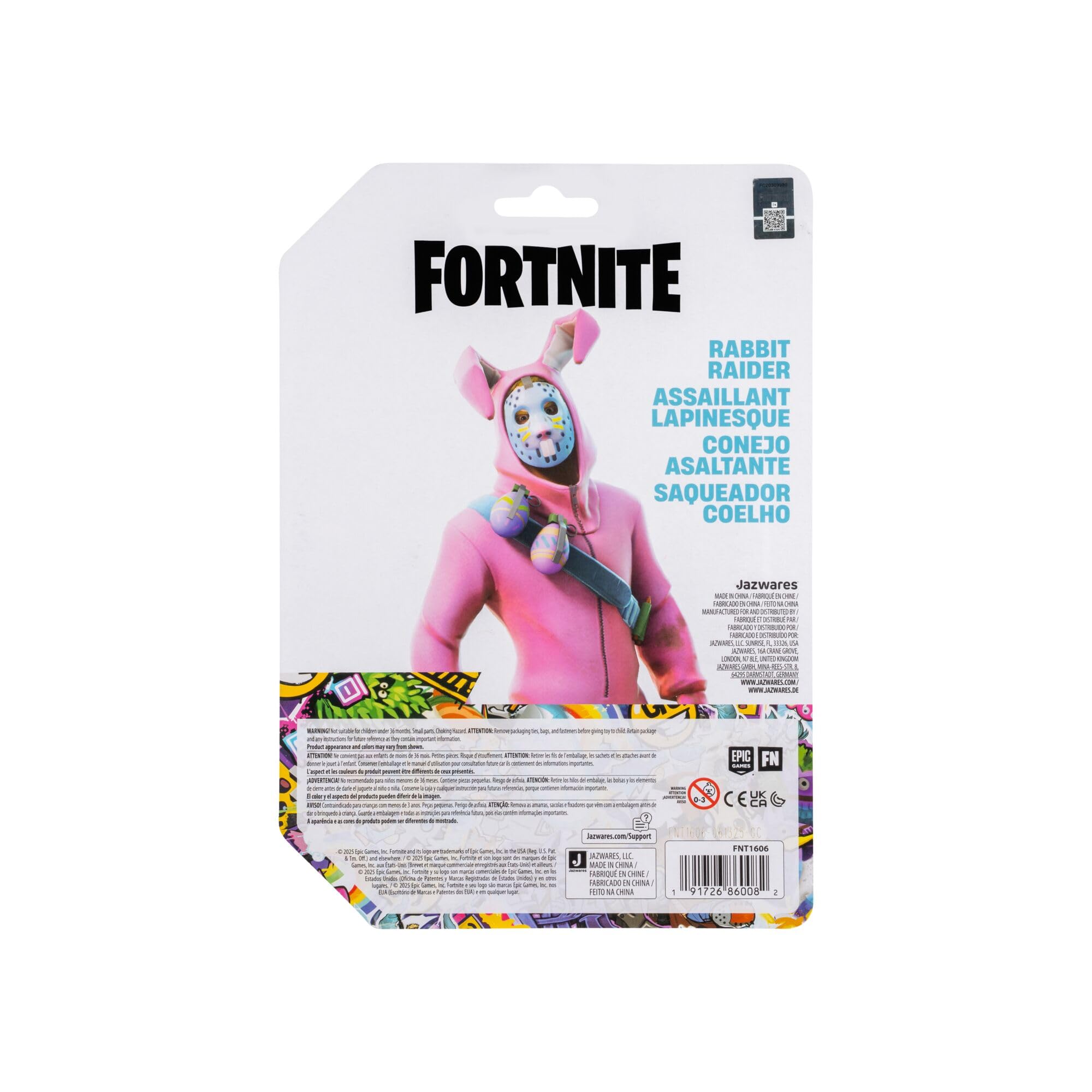 Amazon.com: Fortnite Legendary Rabbit Raider - 6-inch Articulated