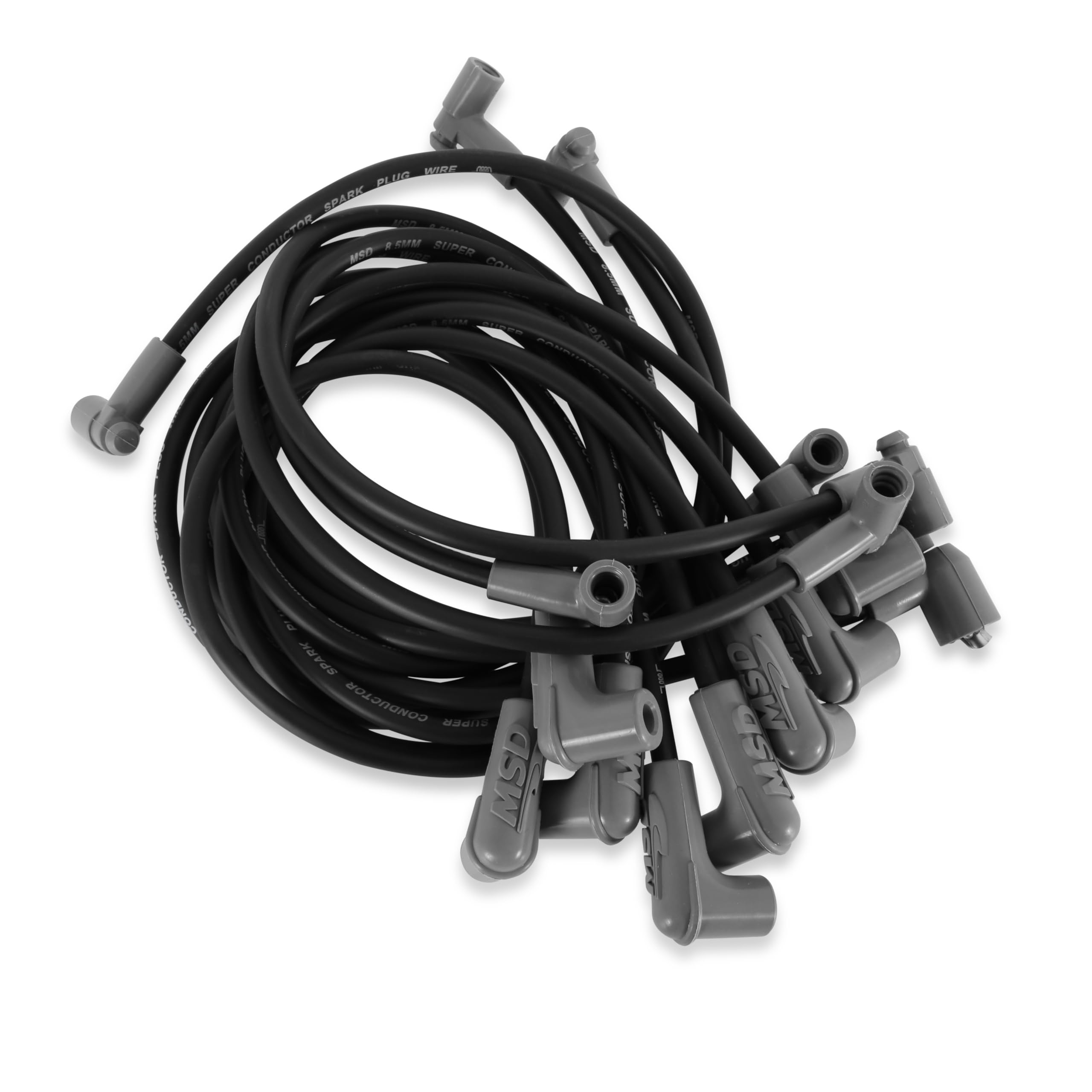 GW ⑦ Amazon.com: MSD 35603 Super Conductor Spark Plug Wire Set, Black