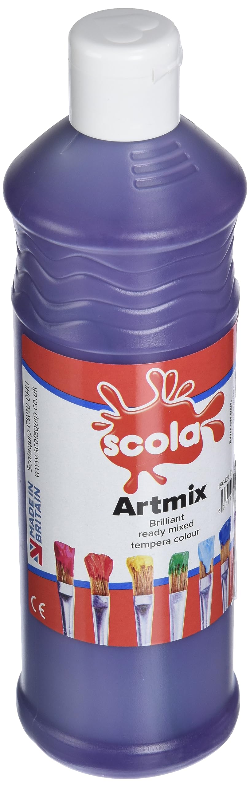 Scola Artmix Purple Washable Coloured Paint - 600ml