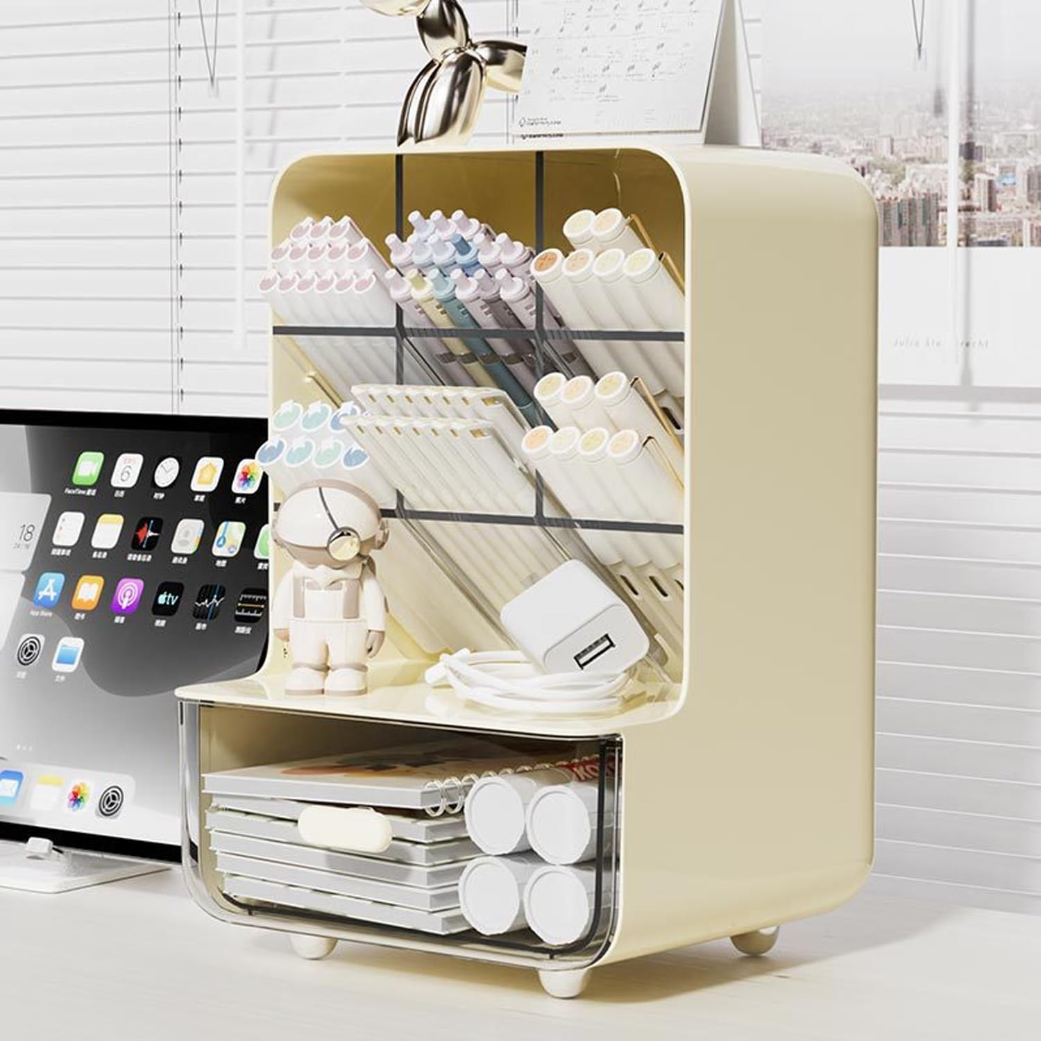 Rangement de bureau multifonction pour éliminer le désordre des stylos et crayons