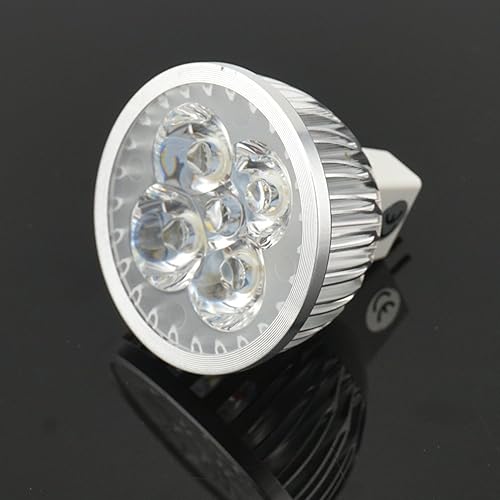 Miniatura 7 de CTKcom Bombillas LED MR16 de 5 vatios 85  265 V (paquete de 6), proyector LED G5.3 igual a bombillas halógenas de 50 W, 3000 K, blanco cálido, 400
