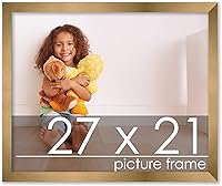 Vista 79 de Poster Palooza Marco de madera de bronce dorado de 26 x 34 pulgadas, acrílico UV, respaldo de tablero de espuma y accesorios para colgar incluidos